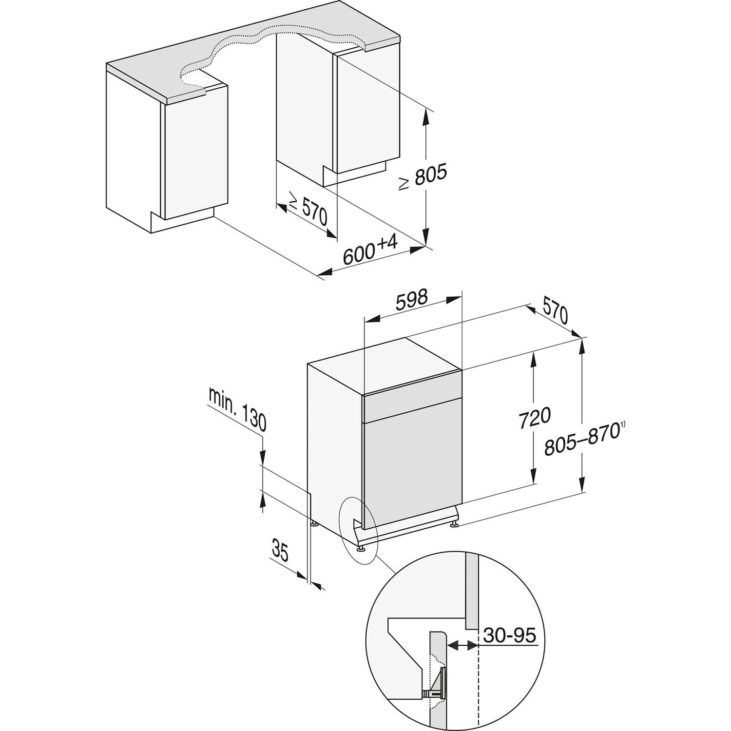 Miele Opvaskemaskine G7130 SCU NER EDCLST - Billede 5