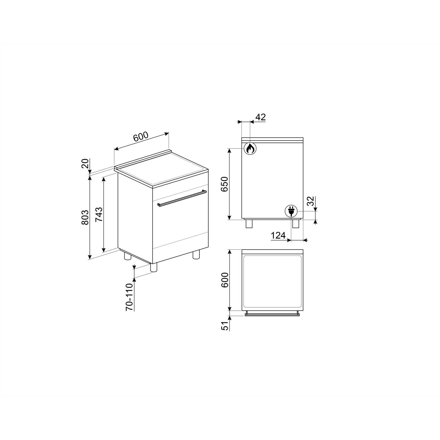 Smeg Induktionskomfur C6IPMBM2 - Billede 7